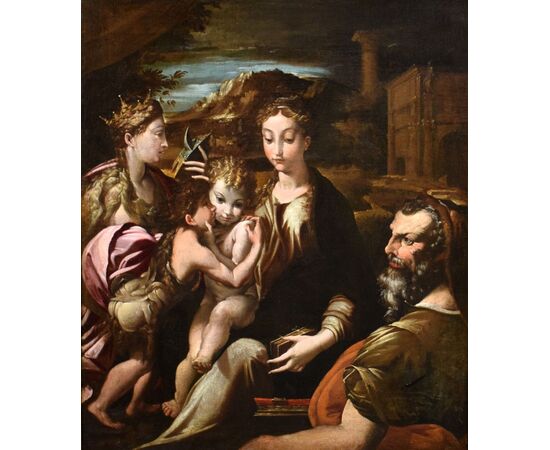Madonna col Bambino, Santa Caterina, S. Giovannino e S. Zaccaria