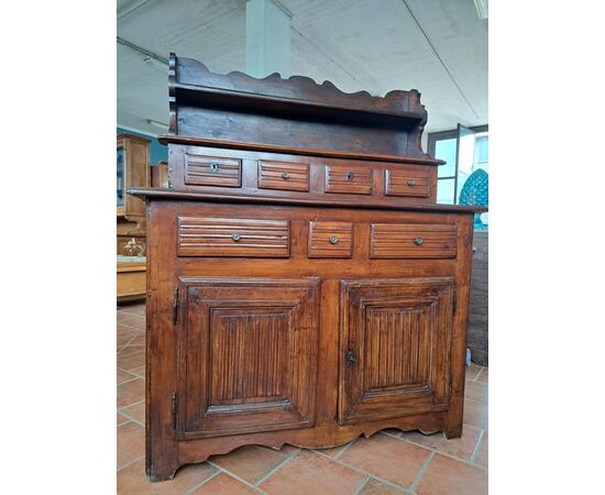 Credenza in ciliegio del '700 con alzata