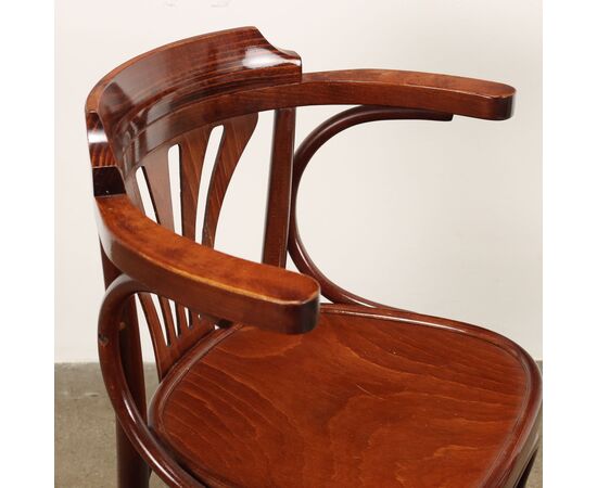 Gruppo di 6 Sedie in Stile Thonet Lombardia XX Secolo