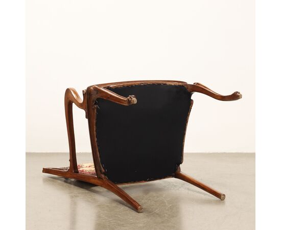 Coppia di Poltroncine Liberty Italia Fine XIX Inizio XX Secolo