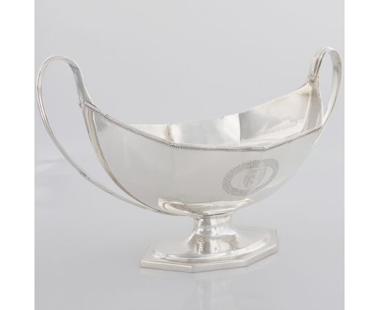 Zuppiera e coperchio in argento sterling Giorgio IV, Henry Chawner, Londra, 1828