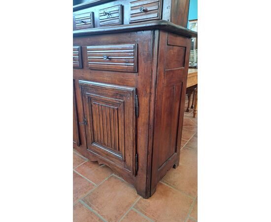 Credenza in ciliegio del '700 con alzata