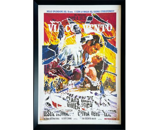 Via col vento - Mimmo Rotella (1918-2006)