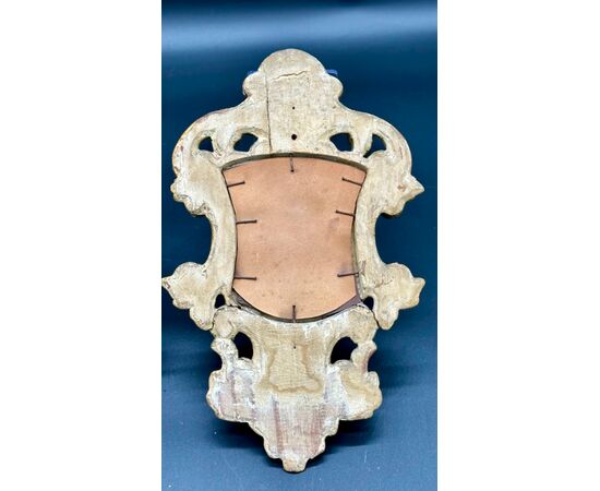 Coppia di piccole specchiere dorate - XIX sec. 