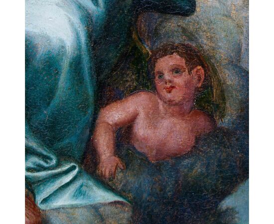 Scuola emiliana, XVIII secolo, Madonna con Bambino