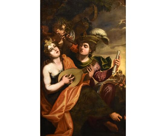Enea e la regina Didone, Pseudo-Caroselli (Roma, attivo c.a 1630/1650) Attribuito a 