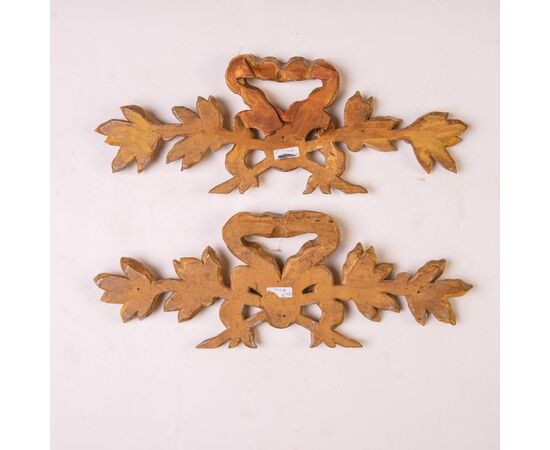 Coppia antichi fregi dorati - O/7147 - 