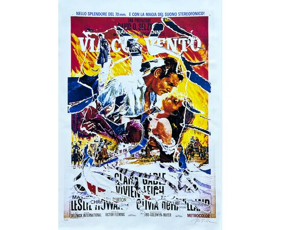Via col vento - Mimmo Rotella (1918-2006)