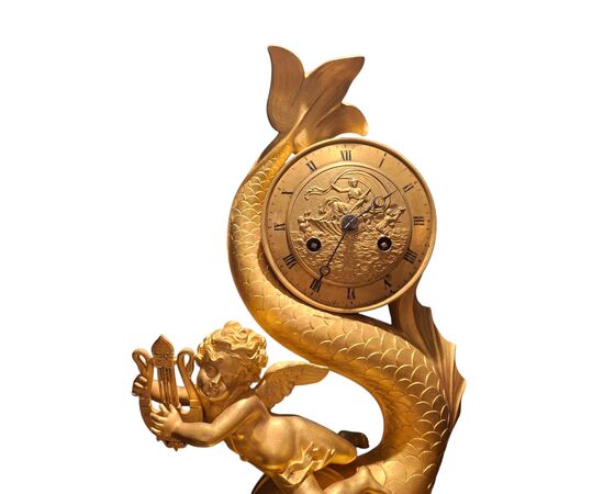 Pendola in bronzo dorato