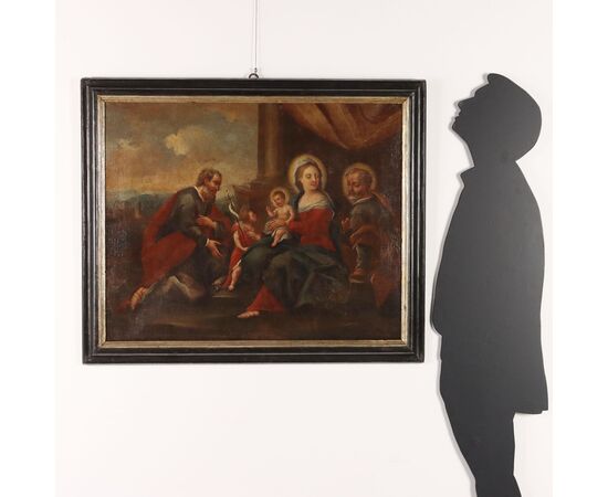 Dipinto Sacra Famiglia con Santi