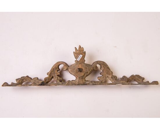 Antica cimasa in legno dorato - O/2548 -