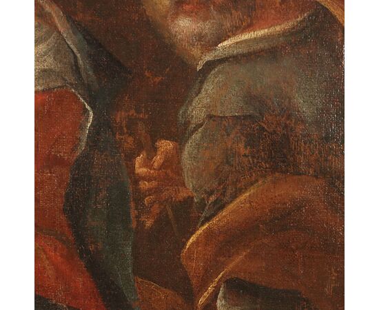 Dipinto Sacra Famiglia con Santi