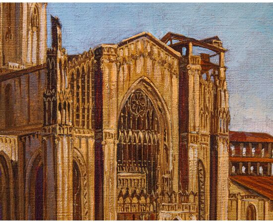 Giulio Vitali, XX secolo, Veduta del Duomo di Milano