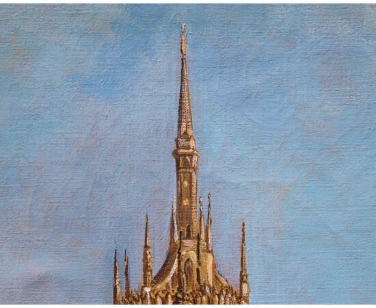 Giulio Vitali, XX secolo, Veduta del Duomo di Milano