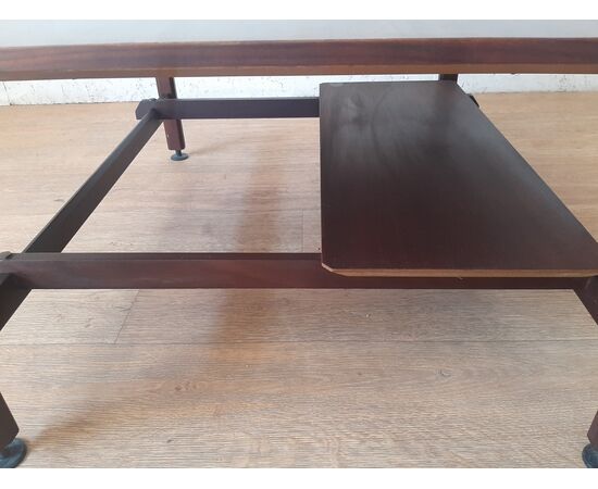 TAVOLO BASSO DA SALOTTO IN TEAK DESIGN MODERNO ORIGINALE DEGLI ANNI '60