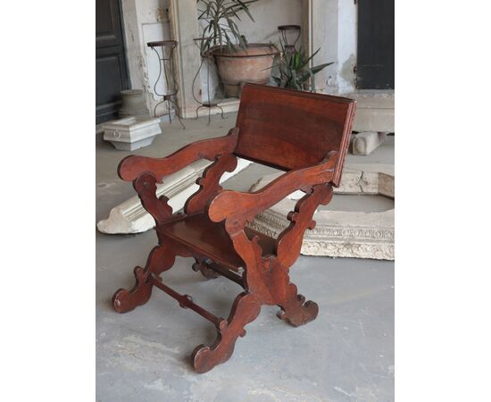 Coppia poltrone-inginocchiatoio, Toscana, '600