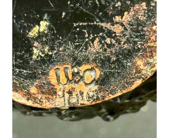 Contenitore, portavaso Testa di Moro, Francia, fine '800. 