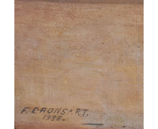 QUADRI ANTICHI, ART DECO, NATURA MORTA CON FIORI DI ROSE BIANCHE, OLIO SU TELA, XX SECOLO. (QF668)
