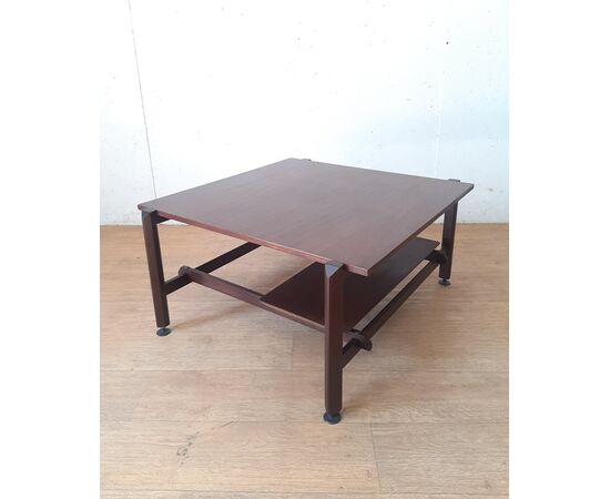 TAVOLO BASSO DA SALOTTO IN TEAK DESIGN MODERNO ORIGINALE DEGLI ANNI '60