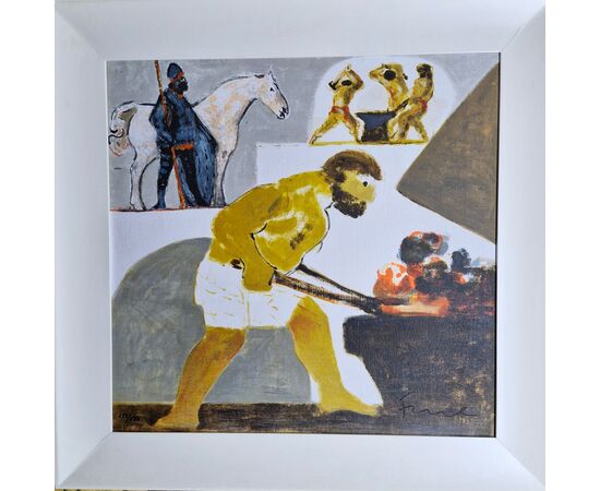 Salvatore Fiume silkscreen