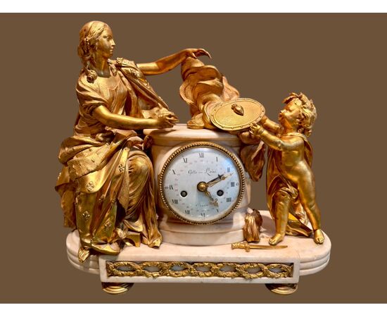 Important Parisian clock signed by Gille Lainè - Paris