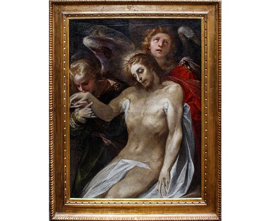Giuseppe Cesari, known as Cavalier d'Arpino (Arpino 1568 – Rome 1640), Dead Christ and Angels