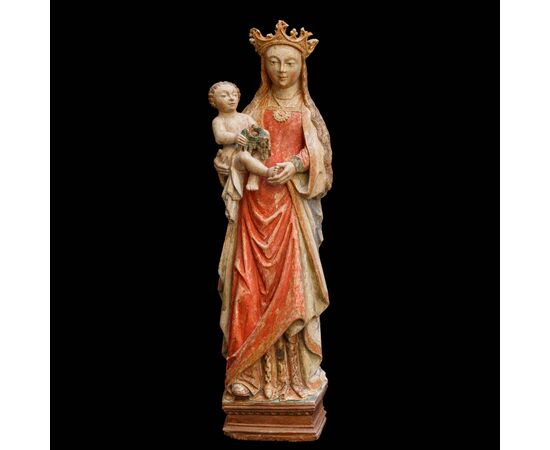 Alsace-Lorraine, 15th century, Madonna with Child