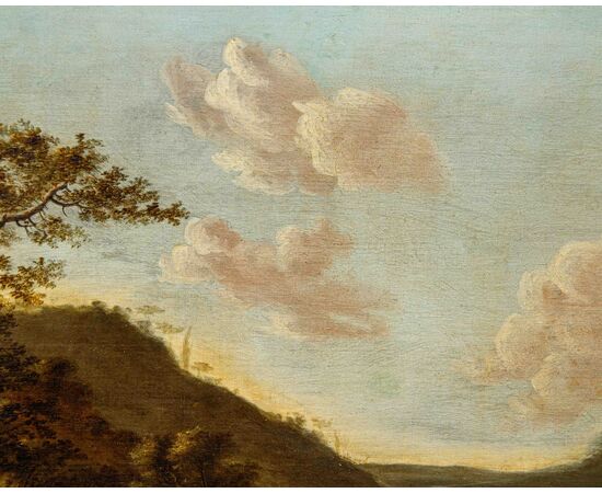 17th century, Landscape with figures