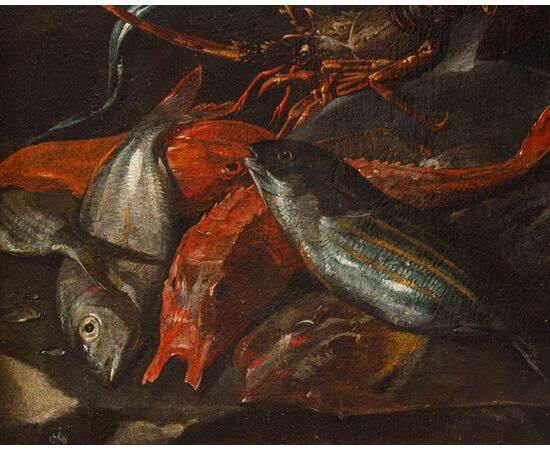 Nicola Maria Recco (17th-18th century), Still Life with Fish