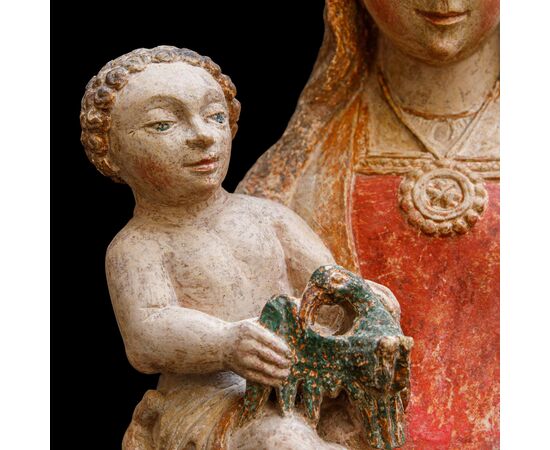 Alsace-Lorraine, 15th century, Madonna with Child