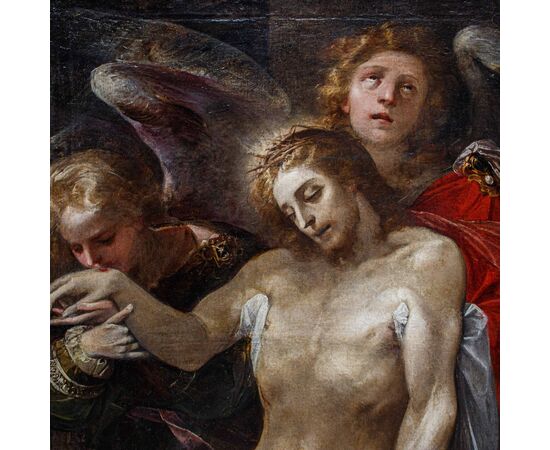 Giuseppe Cesari, known as Cavalier d'Arpino (Arpino 1568 – Rome 1640), Dead Christ and Angels