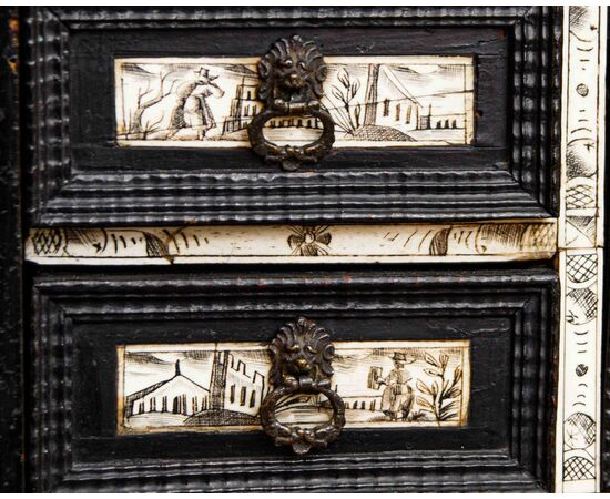 Northern Italy, 17th century, Coin cabinet