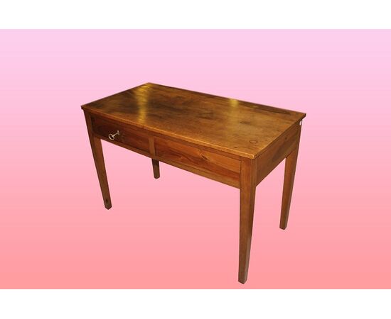 Italian walnut desk from the second half of the 1700s