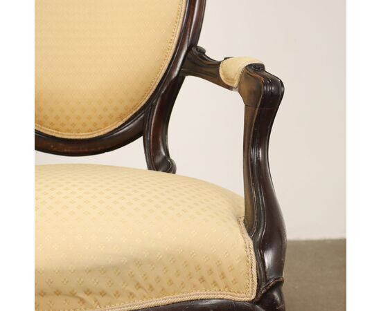 Pair of Baroque Style Armchairs, Italy, 20th Century