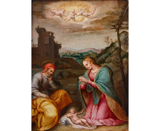 Francesco Del Brina (Florence, 1529 – 1586), Nativity