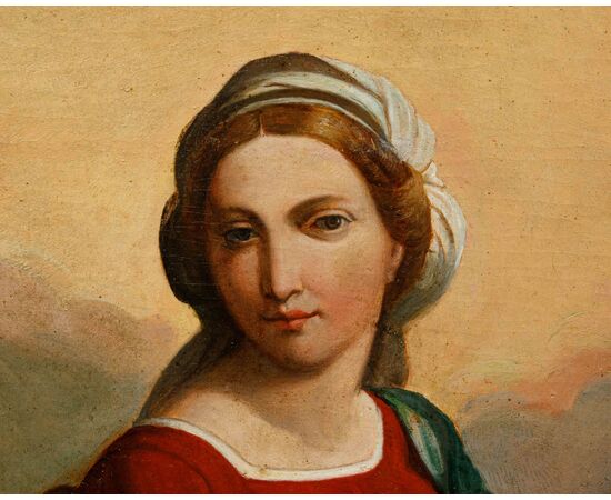 19th century, after Benvenuto Tisi da Garofalo, known as Il Garofalo (Canaro or Garofalo, 1476 or 1481 – Ferrara, 1559), Madonna in glory with Child