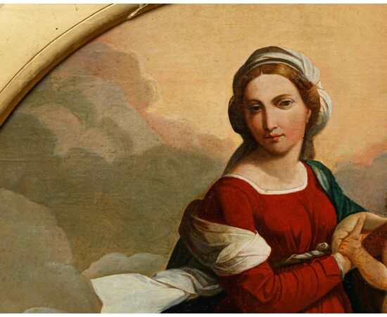 19th century, after Benvenuto Tisi da Garofalo, known as Il Garofalo (Canaro or Garofalo, 1476 or 1481 – Ferrara, 1559), Madonna in glory with Child