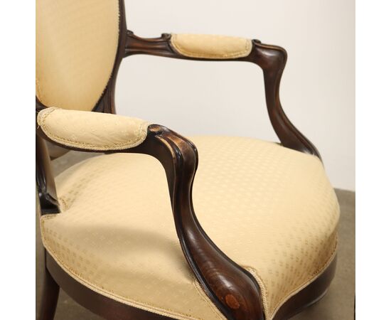Pair of Baroque Style Armchairs, Italy, 20th Century