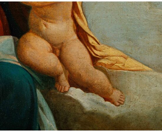 19th century, after Benvenuto Tisi da Garofalo, known as Il Garofalo (Canaro or Garofalo, 1476 or 1481 – Ferrara, 1559), Madonna in glory with Child