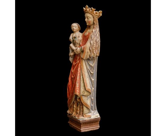 Alsace-Lorraine, 15th century, Madonna with Child