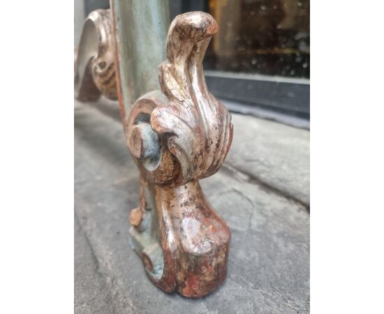 Coppia di consolle a mezzaluna 
