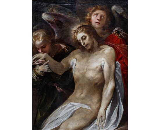 Giuseppe Cesari, known as Cavalier d'Arpino (Arpino 1568 – Rome 1640), Dead Christ and Angels