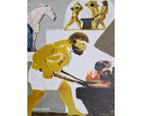 Salvatore Fiume silkscreen