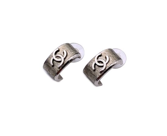 CHANEL Orecchini in Metallo Col. Argento
