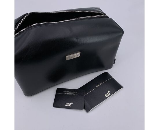 MONTBLANC Borsa da Viaggio in Pelle Col. Nero Meisterstuck M