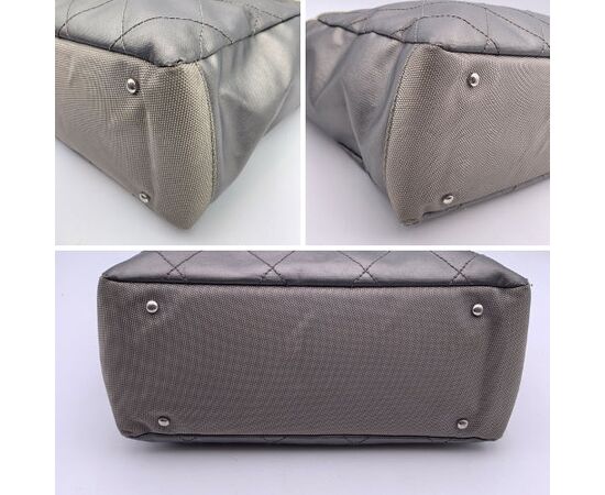 CHANEL Borsa Shopper in Tela Col. Grigio Paris-Biarritz M