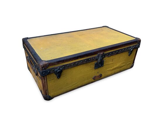 LOUIS VUITTON Borsa da Viaggio Vintage in Tela Col. Giallo L