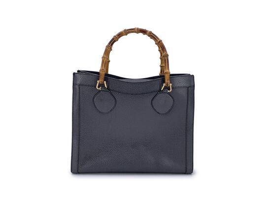GUCCI Borsa Shopper Vintage in Pelle Col. Grigio Diana Bamboo M
