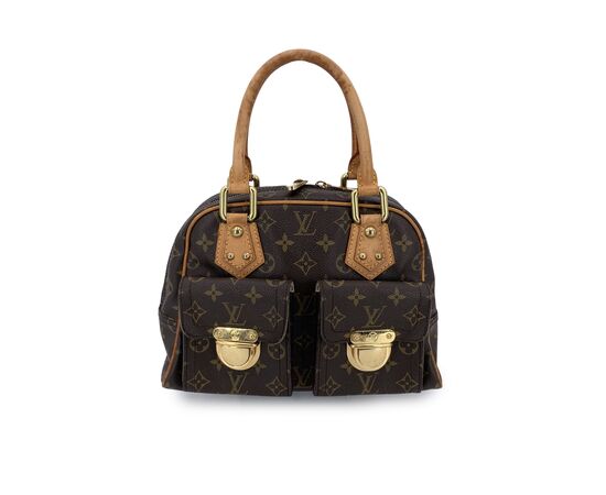 LOUIS VUITTON Borsa a Mano in Tela Col. Marrone Manhattan M