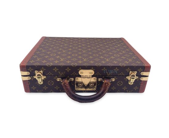 LOUIS VUITTON Borsa Ventiquattrore Vintage in Tela Col. Marrone President L